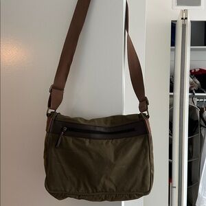 G.H. Bass & Co. Olive Green Messenger Bag